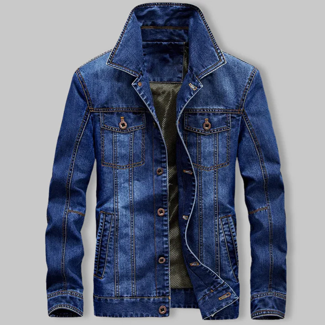 Veste en denim homme – Veste casual en jean coupe moderne et confortable