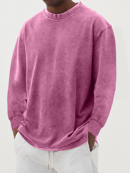 Pull col rond homme – Pull en coton doux et confortable pour toutes occasions