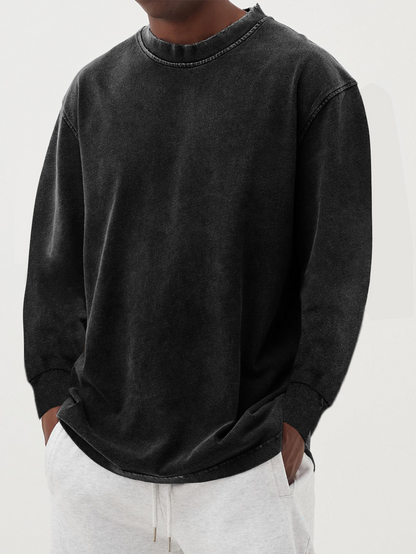 Pull col rond homme – Pull en coton doux et confortable pour toutes occasions