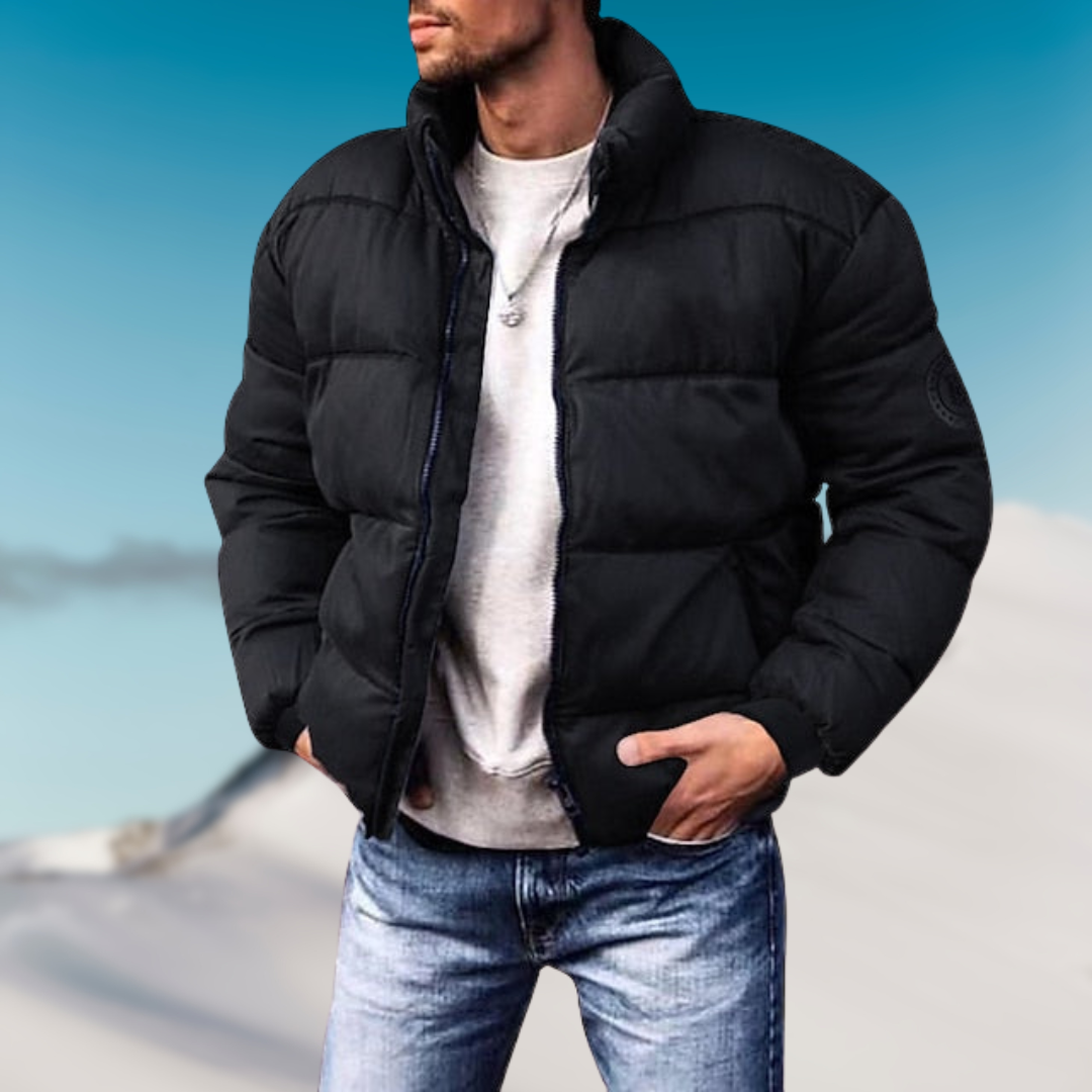 Veste d'hiver matelassée homme – Manteau chaud et léger pour temps froid