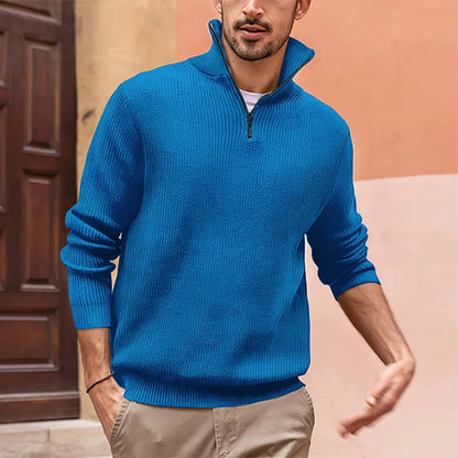 Pull en tricot décontracté homme – Pull léger et confortable en maille douce