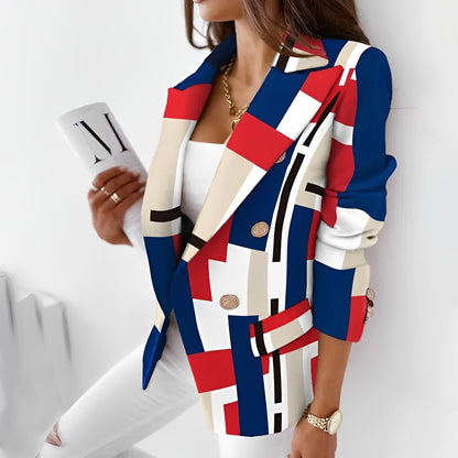 Blazer femme tendance – Veste chic à la mode en tissu léger et élégant