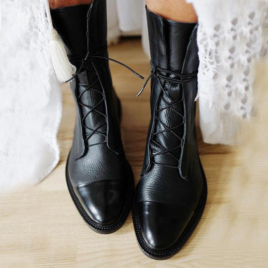 Bottes Élégantes Femme – Bottes en cuir chic à talons pour soirées et occasions