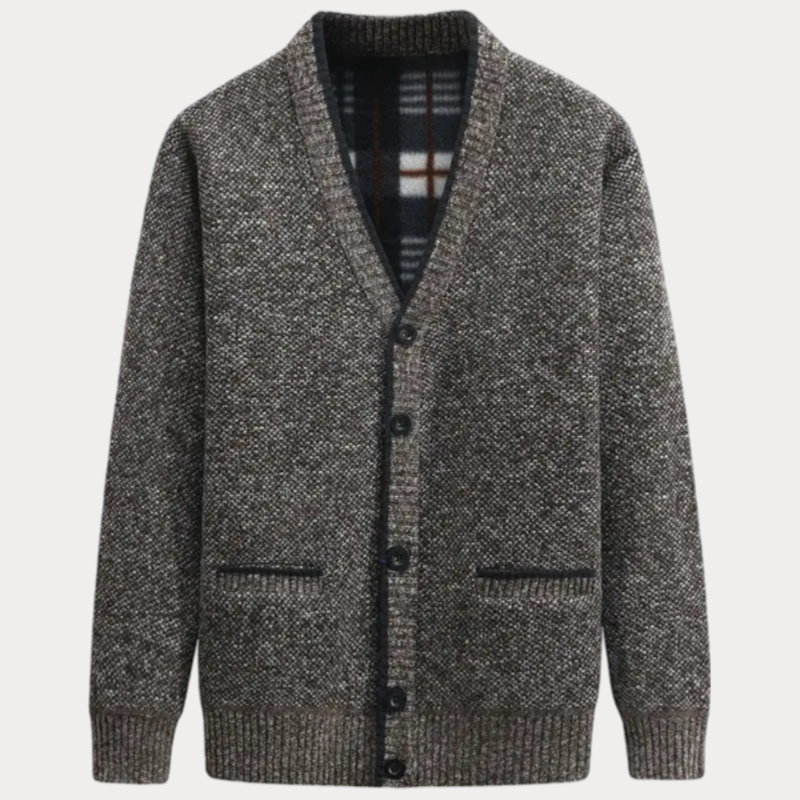 Gilet homme col en V – Gilet élégant en laine pour look décontracté chic