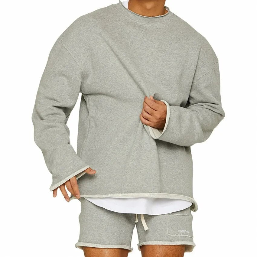 Ensemble confortable homme – Tenue décontractée en coton doux et stylée