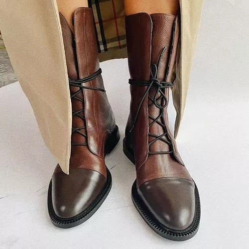 Bottes Élégantes Femme – Bottes en cuir chic à talons pour soirées et occasions