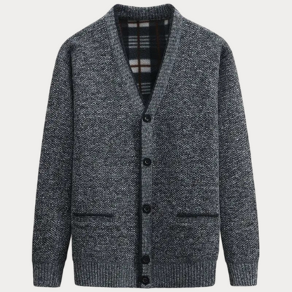 Gilet homme col en V – Gilet élégant en laine pour look décontracté chic