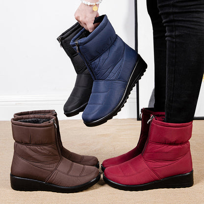 Bottes confortables femme – Bottes en cuir douces et élégantes pour l'hiver