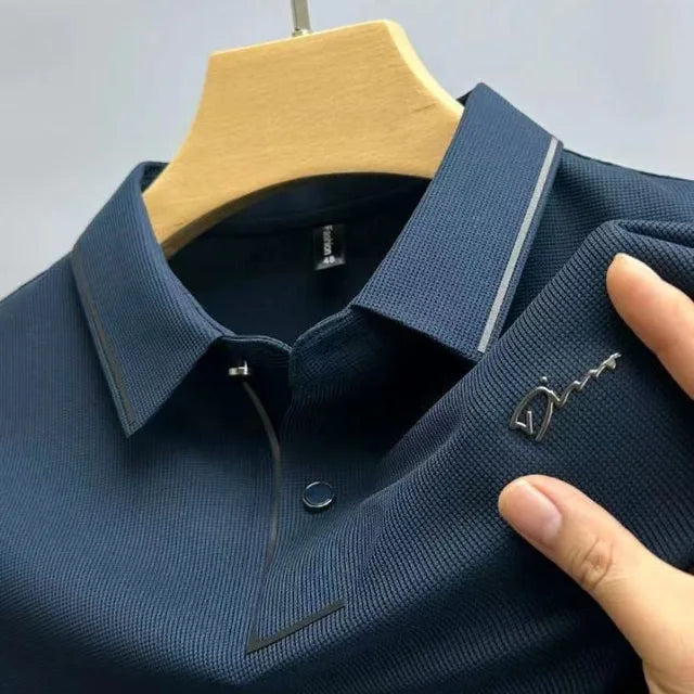 Polo décontracté homme – T-shirt en coton léger à manches courtes pour été