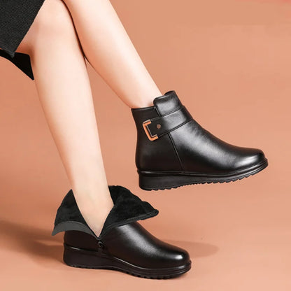 Bottes en cuir femme – Bottes élégantes en cuir véritable pour toutes occasions