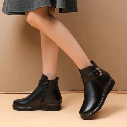 Bottes en cuir femme – Bottes élégantes en cuir véritable pour toutes occasions