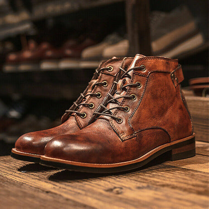 Bottes en cuir homme – Chaussures élégantes et durables pour toutes occasions