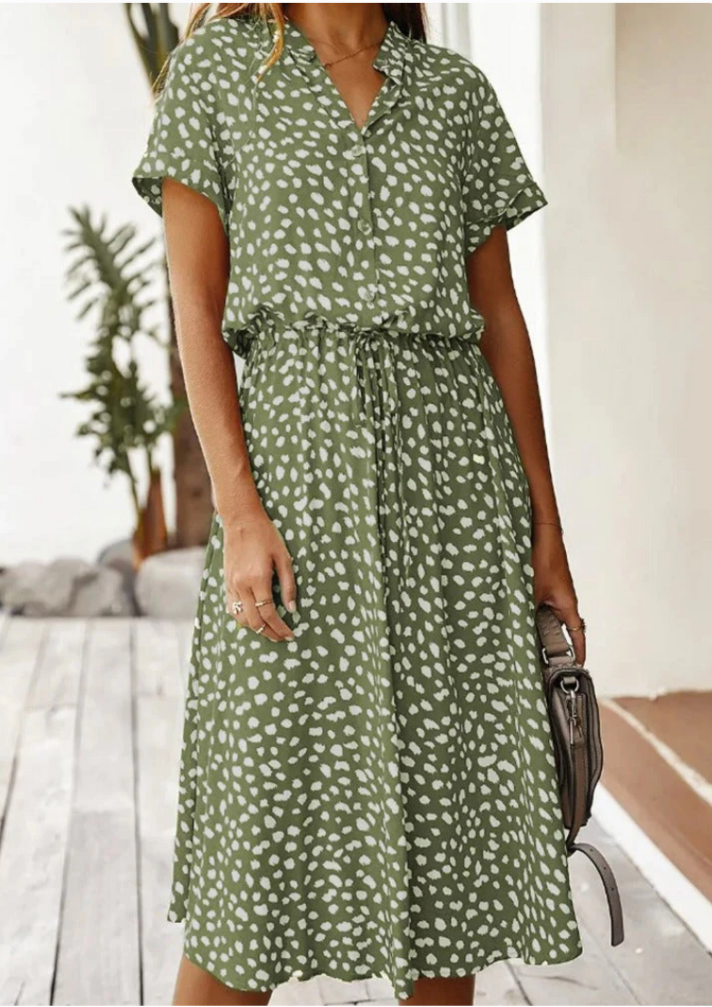 Robe d'été femme – Robe vintage fluide à fleurs pour occasions décontractées