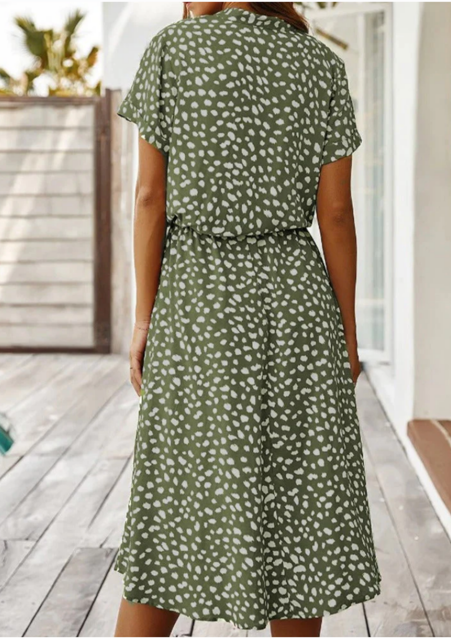 Robe d'été femme – Robe vintage fluide à fleurs pour occasions décontractées