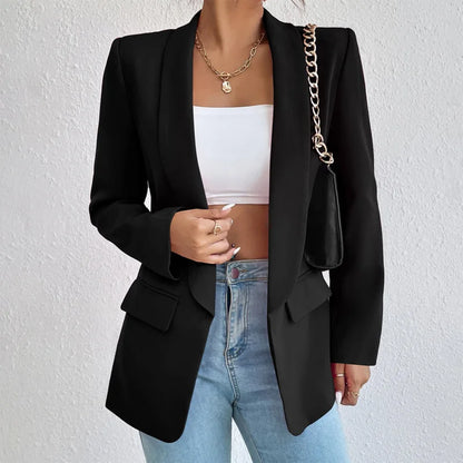 Blazer élégant femme – Veste chic en tissu léger pour tenue habillée et soirée