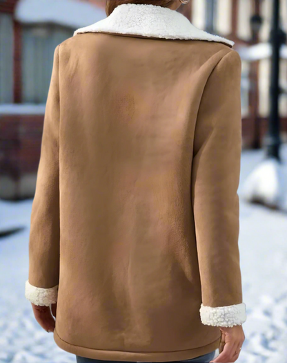 Manteau d'hiver femme – Manteau élégant en laine chaud et stylé pour hiver