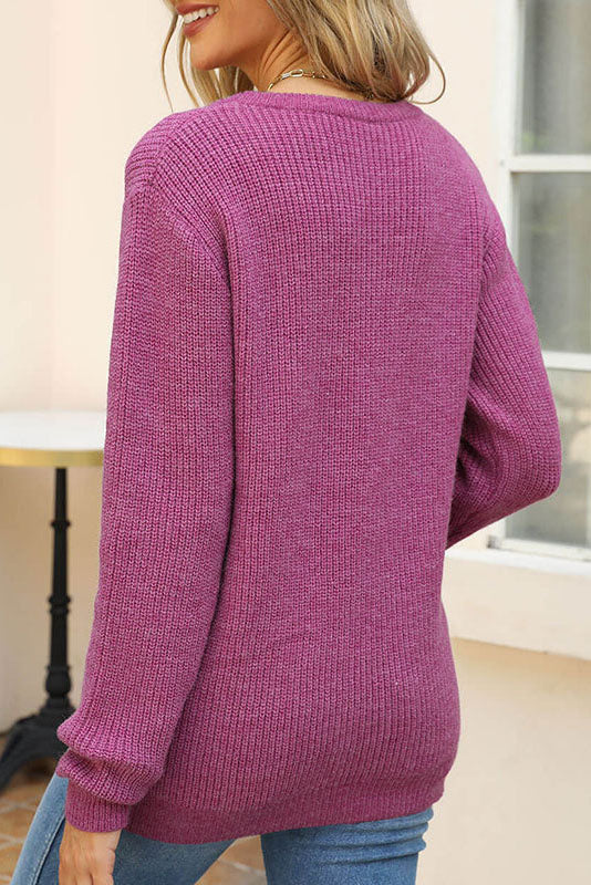 Pull confortable femme – Pull doux en tricot, style décontracté et élégant