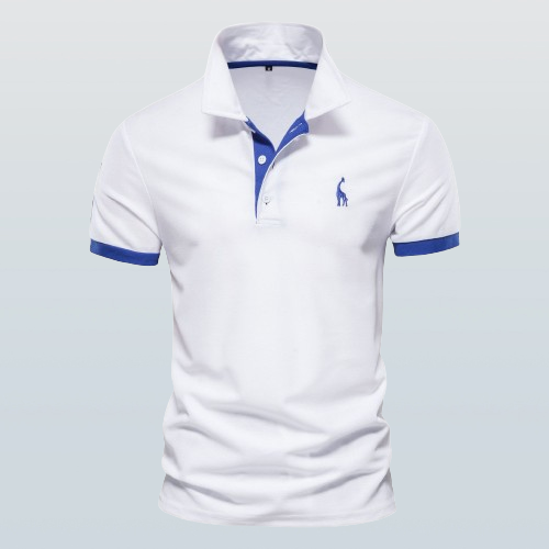 Polo homme col montant – T-shirt élégant en coton pour look décontracté chic