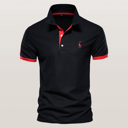 Polo homme col montant – T-shirt élégant en coton pour look décontracté chic