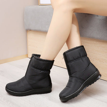 Bottes confortables femme – Bottes en cuir douces et élégantes pour l'hiver