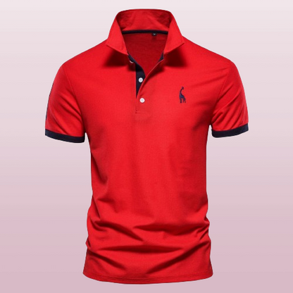 Polo homme col montant – T-shirt élégant en coton pour look décontracté chic