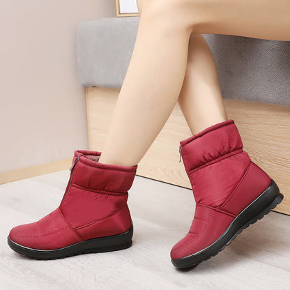 Bottes confortables femme – Bottes en cuir douces et élégantes pour l'hiver