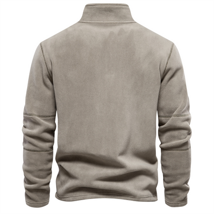 Pull zippé homme – Sweat-shirt confortable en coton pour casual et sport