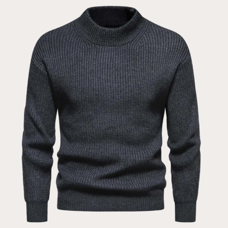 Pull en tricot homme – Pull à col rond confortable et élégant en laine douce