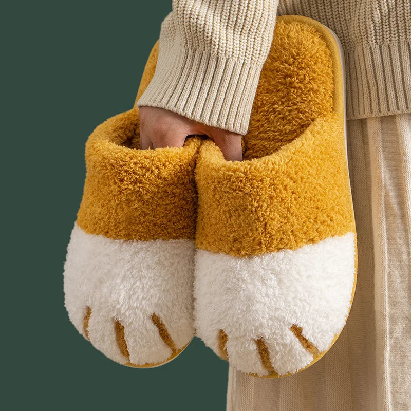 Pantoufles d'hiver femme – Chaussons chauds en peluche confortables et douillets