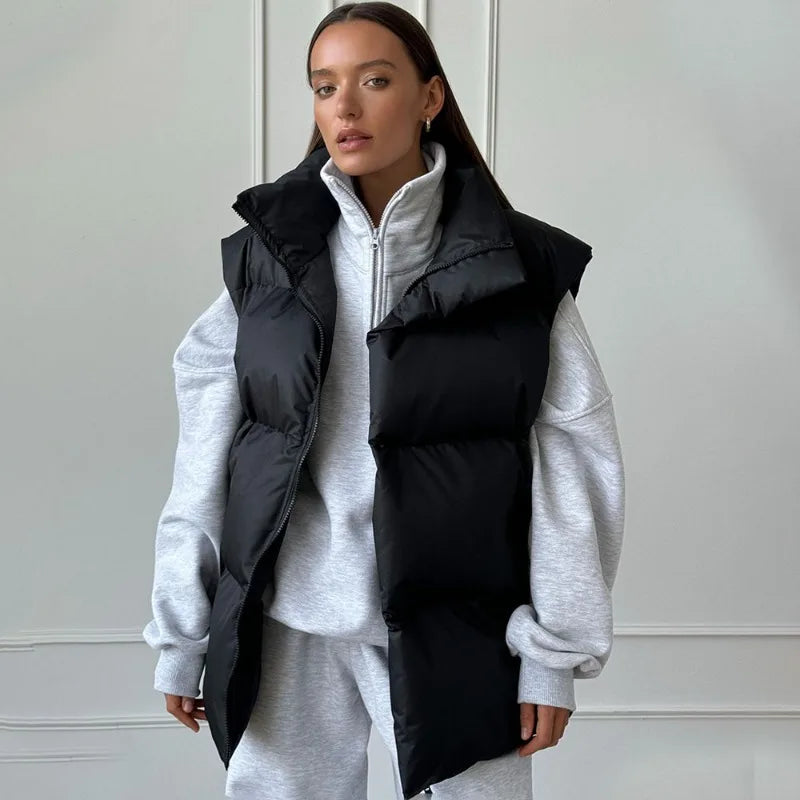 Gilet rembourré femme – Veste chaude et élégante pour hiver et mi-saison