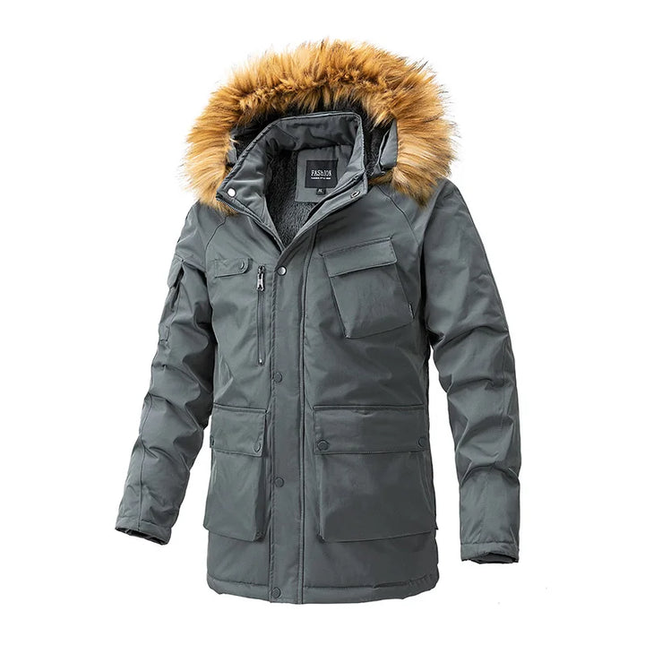 Manteau d'hiver homme – Manteau chaud en laine tendance pour froid