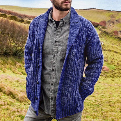 Veste en tricot homme – Pull confortable en laine doux pour hiver élégant