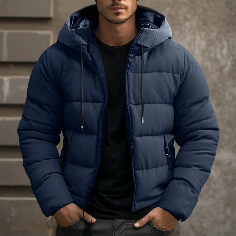 Veste d'hiver homme – Manteau rembourré chaud et élégant pour le froid