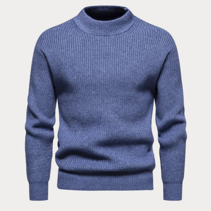 Pull en tricot homme – Pull à col rond confortable et élégant en laine douce