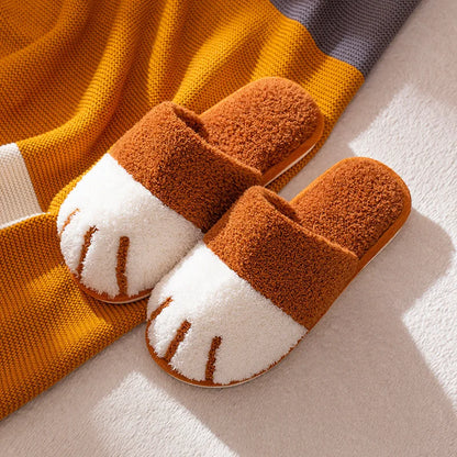 Pantoufles d'hiver femme – Chaussons chauds en peluche confortables et douillets