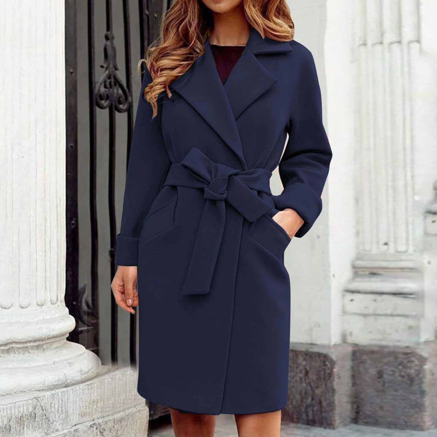 Manteau femme tendance – Veste élégante en laine pour hiver chic et confortable