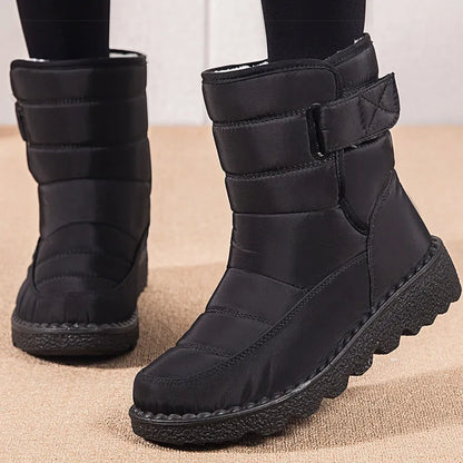 Bottes d'hiver imperméables femme – Chaussures chaudes et confortables pour neige