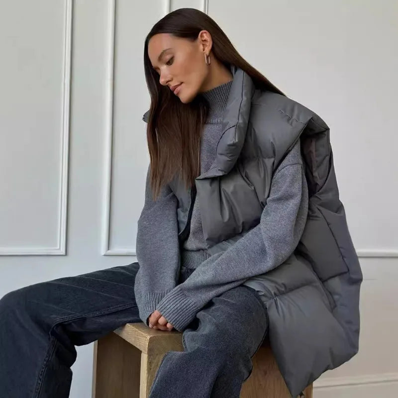 Gilet rembourré femme – Veste chaude et élégante pour hiver et mi-saison