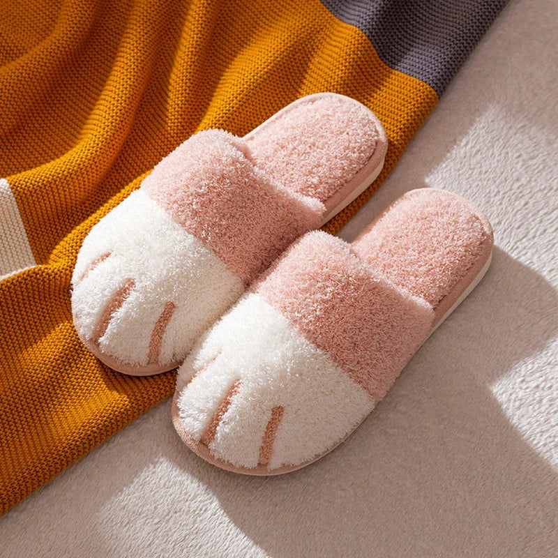 Pantoufles d'hiver femme – Chaussons chauds en peluche confortables et douillets