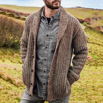 Veste en tricot homme – Pull confortable en laine doux pour hiver élégant