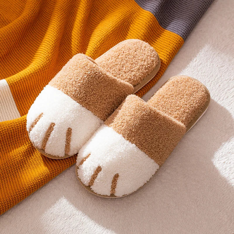 Pantoufles d'hiver femme – Chaussons chauds en peluche confortables et douillets