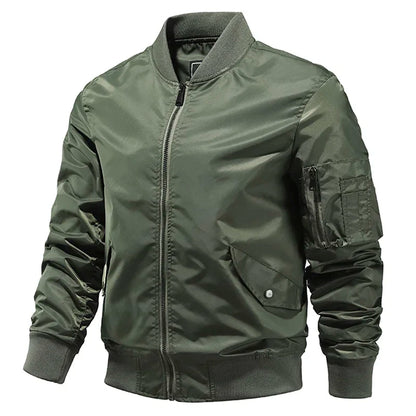 Veste bomber homme – Veste légère en nylon style urbain pour toutes occasions