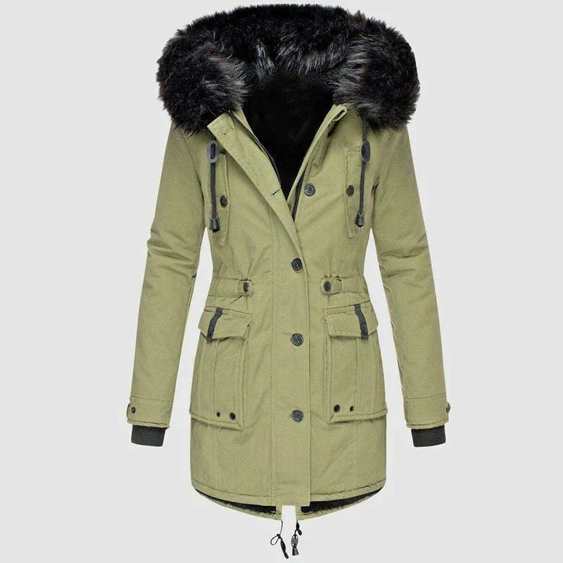 Parka d'hiver femme – Manteau chaud et élégant en duvet imperméable