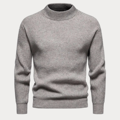 Pull en tricot homme – Pull à col rond confortable et élégant en laine douce