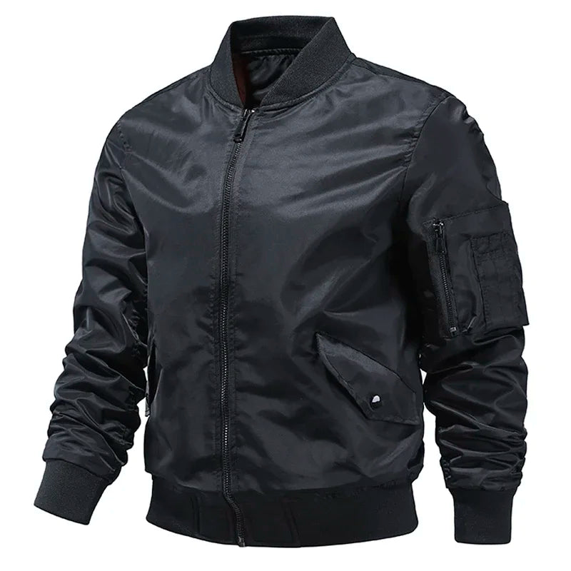 Veste bomber homme – Veste légère en nylon style urbain pour toutes occasions