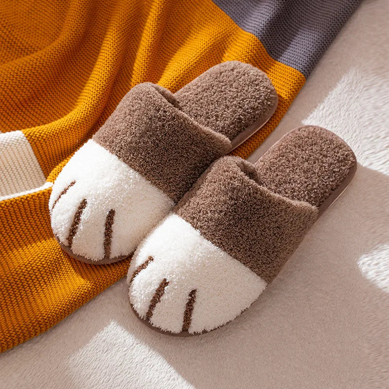 Pantoufles d'hiver femme – Chaussons chauds en peluche confortables et douillets