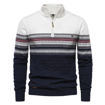 Pull col roulé homme – Pull classique en laine doux et chaud pour hiver