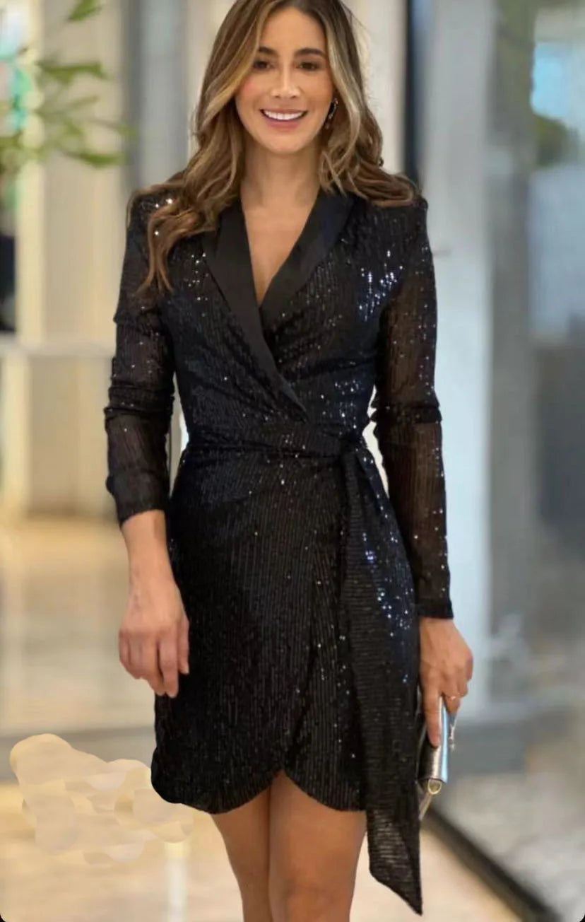 Robe de soirée élégante femme – Robe fluide chic pour cérémonie et mariage