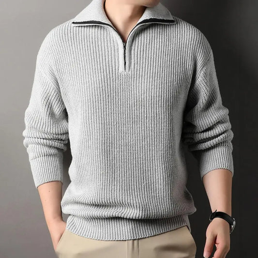 Pull classique homme – Pull en laine doux et confortable pour toutes occasions