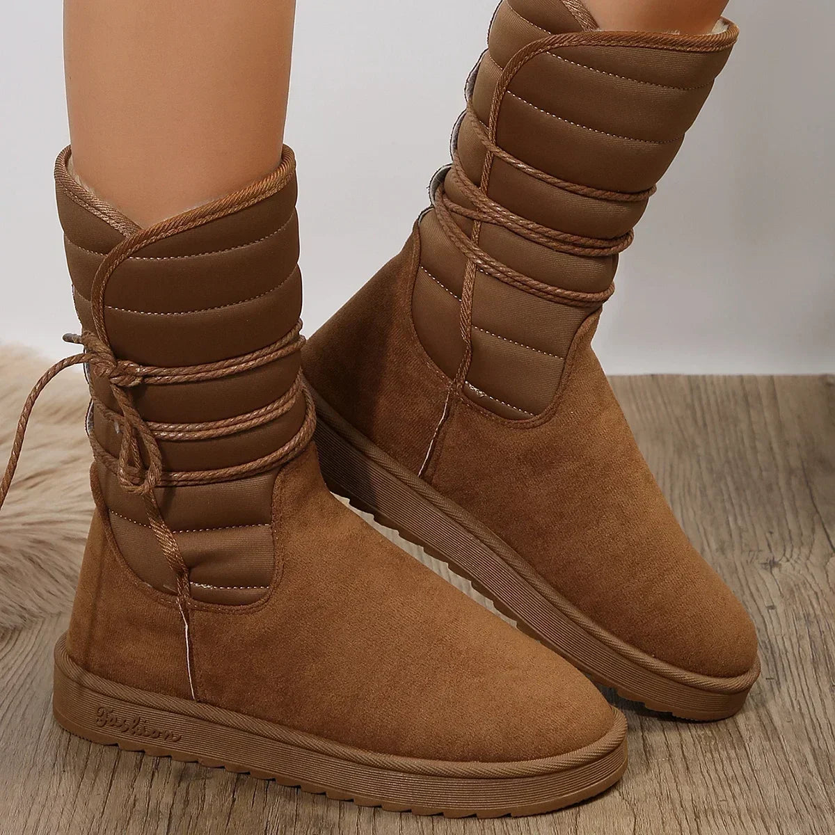 Bottes à lacets femme – Chaussures en cuir élégantes et confortables pour automne